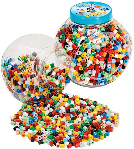 Hama perles à repasser Maxi set - pot créatif de 2000 perles-2