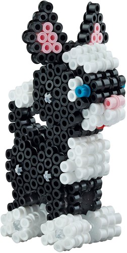 Hama perles à repasser 3D chat et chien - 2500 perles jouet créatif-3