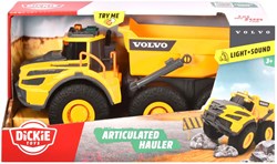 Dickie camion-benne Volvo véhicule de chantier avec lumière et son - jouet