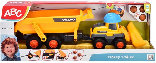 Camion jouet Dickie Tracey Trailer avec sons et licence Volvo