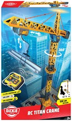 Dickie grue de chantier RC jouet avec télécommande et lumières
