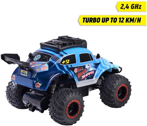 Dickie RC Volkswagen Beetle Monster Bug - Voiture télécommandée noire-3