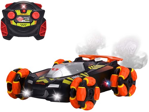 Dickie voiture RC Area Drifter avec fumée et lumière, télécommande, 25 cm-2