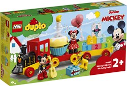 LEGO DUPLO train d'anniversaire Mickey & Minnie - set de construction Disney 10941