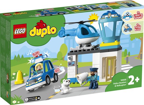 DUPLO Politiebureau en Helikopter
