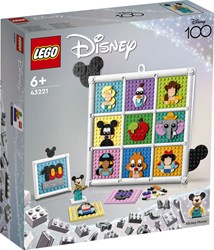 LEGO Disney set de mosaïque créatif 100 ans de personnages animés - 43221