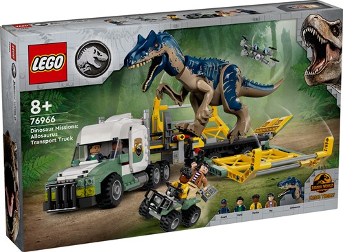 LEGO 76966 Jurassic World Dinosaurusmissies: Allosaurus transporttruck