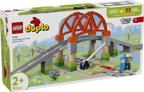 LEGO 1042 DUPLO Treinbrug en rails uitbreidingsset
