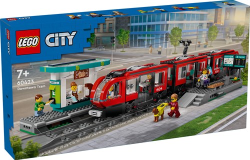 LEGO City 60423 Stadstram En Station