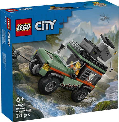 LEGO 60447 City Great Vehicles 4x4 terreinwagen voor in de bergen