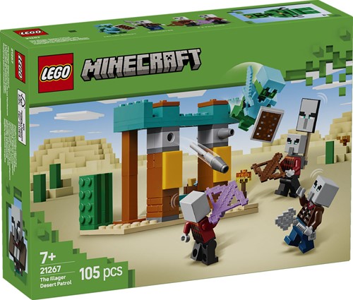 LEGO 21267 Minecraft De Illagers in de woestijn