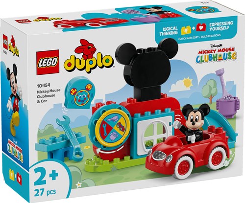 LEGO DUPLO 10454 Mickey Mouse Clubhuis en Auto