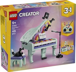 LEGO Creator set de construction piano avec chat et jouet musical rétro 31392