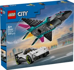 LEGO City jouet Jet contre Voiture de course coffret de course