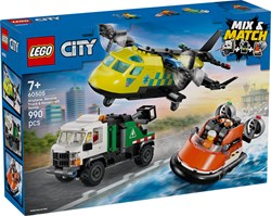 LEGO City coffret avion, véhicule de maintenance et aéroglisseur