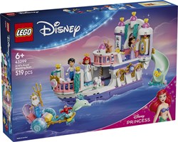 LEGO Disney coffret de construction Le bateau royal de mariage d'Ariel avec figurines