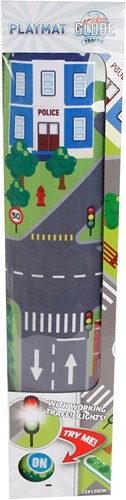 Tapis de circulation ville avec feux de signalisation LED 72x120cm voiture-3