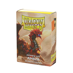 Dragon Shield protège-cartes mat ambre format japonais 60 pièces TCG