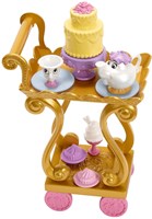 Fisher-Price Disney Princess Belle chariot à thé jouet poupée-2