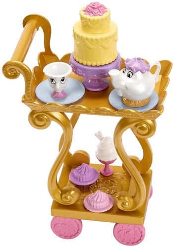 Fisher-Price Disney Princess Belle chariot à thé jouet poupée-2