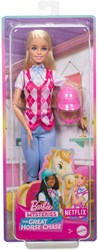 Barbie Family Horse Chase paardrij pop assorti