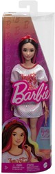 Barbie poupée mode Fashionistas robe blanche cheveux foncés - poupée Barbie