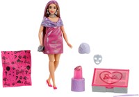 Fisher-Price Poupée Barbie Reveal Party Unbox Glam Pink Curvy Doll-2