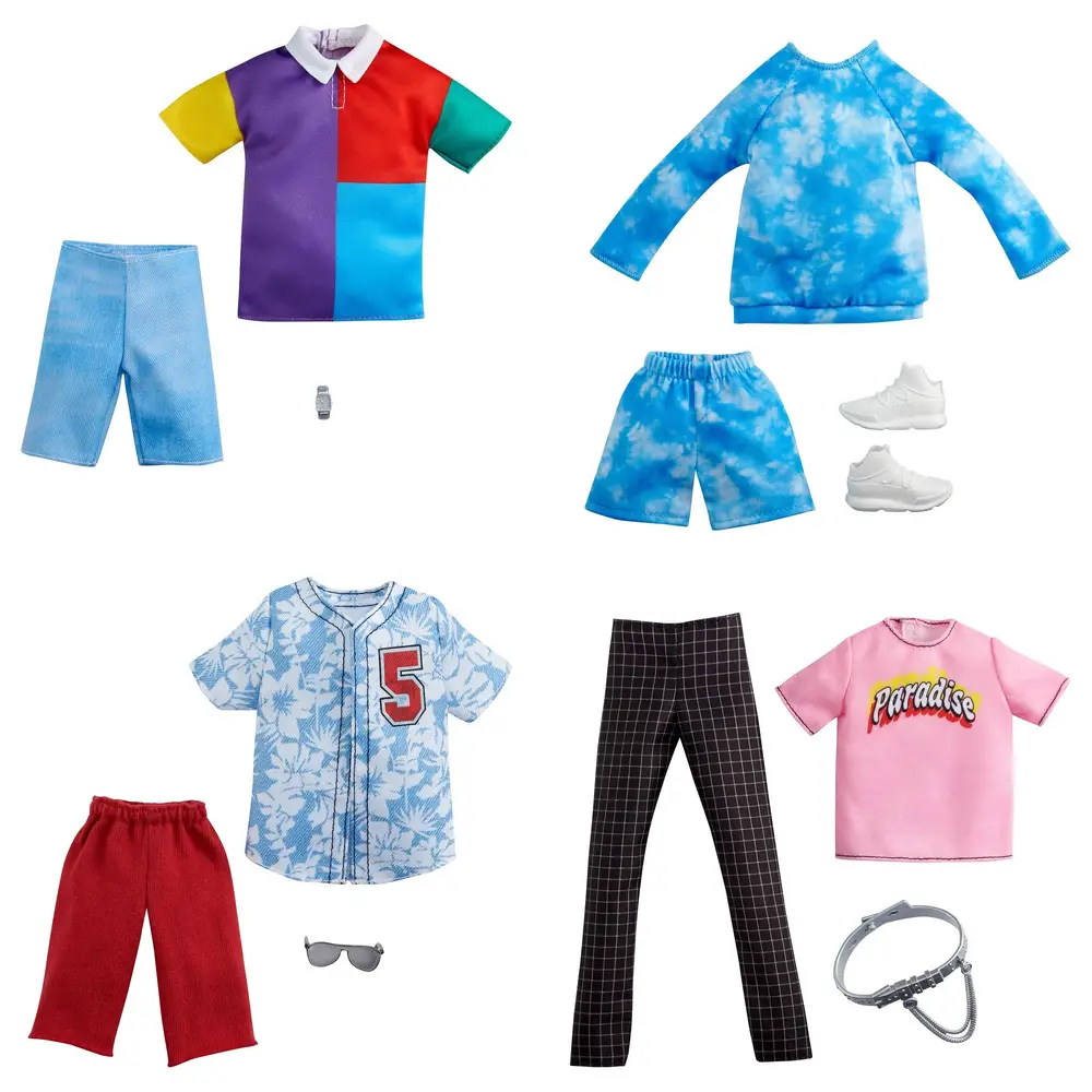 Mattel ensemble vêtements poupée Ken - tenue complète et accessoire