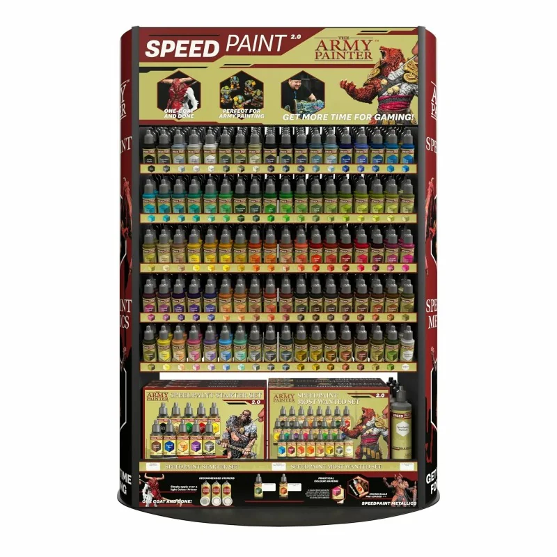 The Army Painter rack Speedpaint pour rangement et organisation de peintures