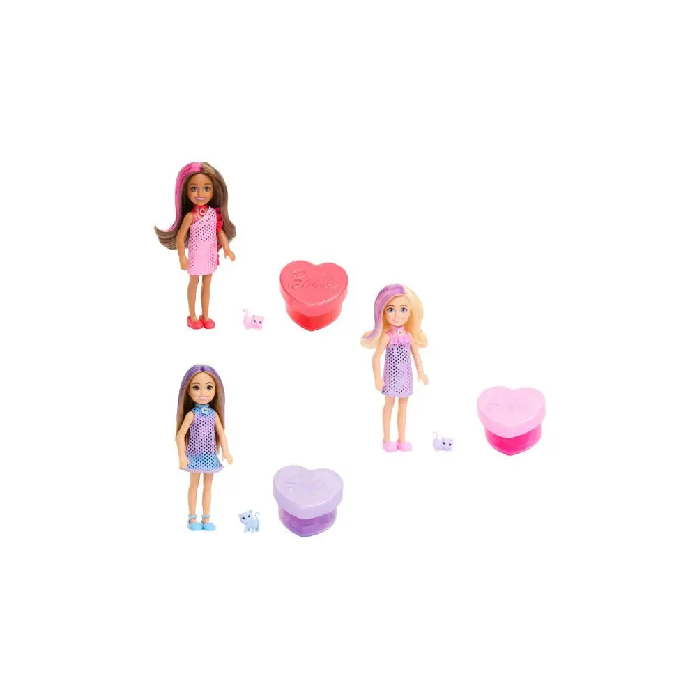 Mattel poupée Barbie Chelsea Glam Party - jouet surprise pour enfants