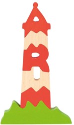 Goki puzzle en bois phare Amrum - jouet éducatif décoration