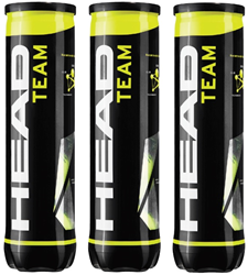 Head balles de tennis set - Team Pack de 12 balles durables
