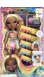 Poupée de mode Rainbow High craie à cheveux Meline or - poupée coiffure
