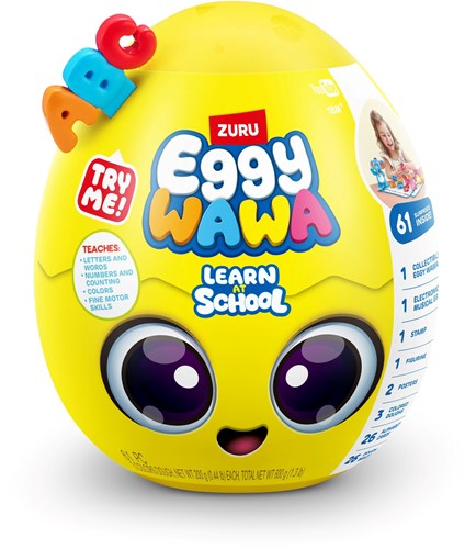 Zuru jouet de bain Eggywawa surprise bain jaune multicolore