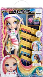 Poupée de mode Rainbow High craie pour cheveux Amaya - poupée à coiffer jouet