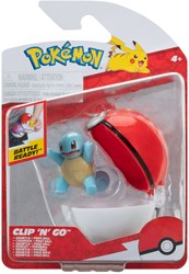Jazwares Pokémon Clip N Go figurine Squirtle avec set Poké Ball