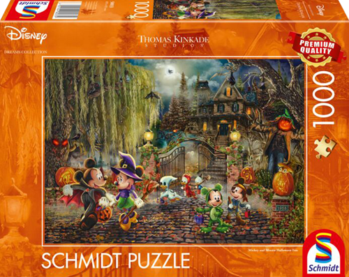 Schmidt puzzle Disney Halloween Fun Mickey & Minnie 1000 pièces