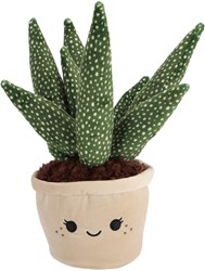 Pluchiez plante en peluche décoration câline 3 assortis - plante douce