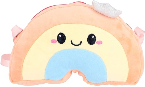 Pluchiez sac à main peluche arc-en-ciel cupcake accessoire de jeu