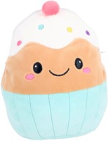 Pluchiez sac à main peluche arc-en-ciel cupcake accessoire de jeu-2