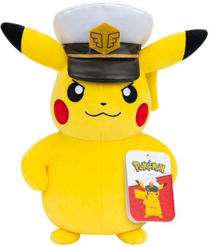 Pokémon peluche Captain Pikachu 20 cm jouet câlin enfant