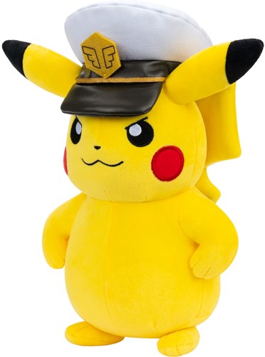 Pokémon peluche Captain Pikachu 20 cm jouet câlin enfant-2