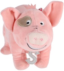Bambolino Toys peluche Sebastiaan cochon 22 cm Fien et Teun doudou