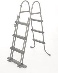 Bestway échelle de piscine acier gris 107cm accessoire piscine