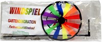 HOT Sports + Toys moulin à vent avec bâton en bois 18 cm jouet coloré-2