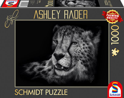 Schmidt puzzle guépard 1000 pièces - puzzle art animalier