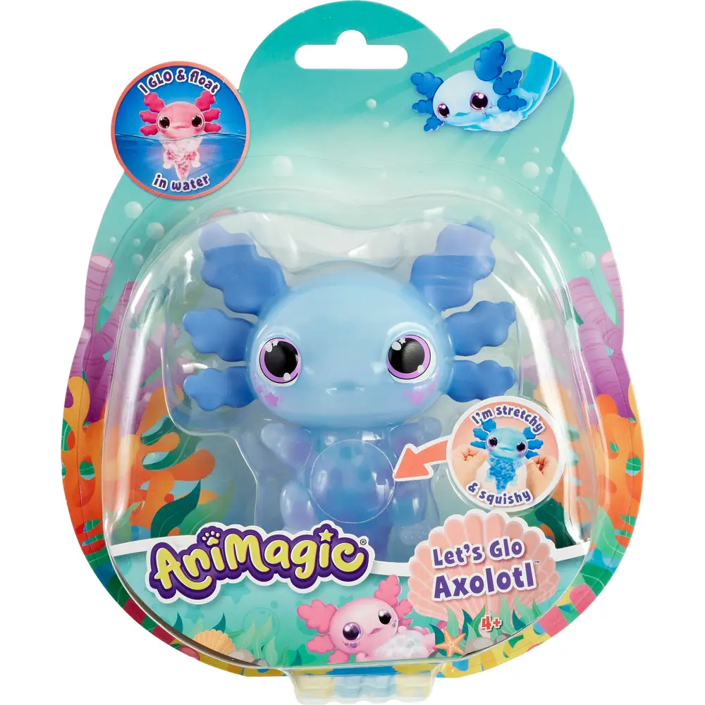 Goliath Animagic Axolotl Bleu - Figurine Lumineuse Enfant