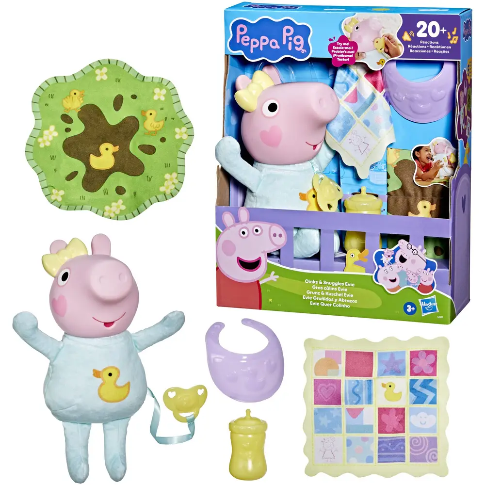 Hasbro Peppa Pig peluche Evie - jouet en peluche pour enfants