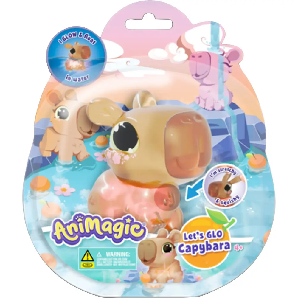 Goliath peluche Animagic Let's Go Capybara - jouet interactif