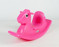 Little Tikes cheval à bascule rose - jouet à bascule en plastique